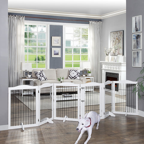 Unipaws 132” Extra Wide Pet Gate