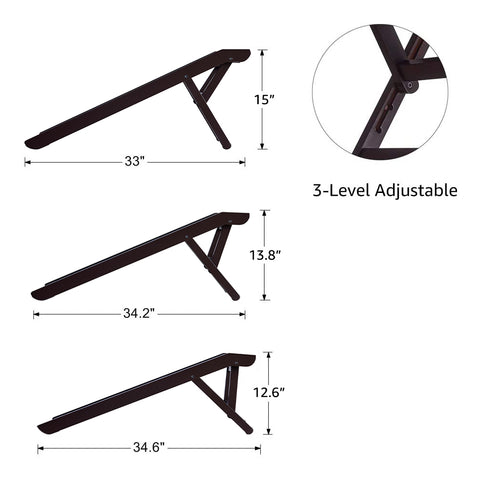 unipaws Foldable Wooden Pet Ramp