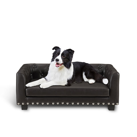 Unipaws Premium Leather Dog Bed