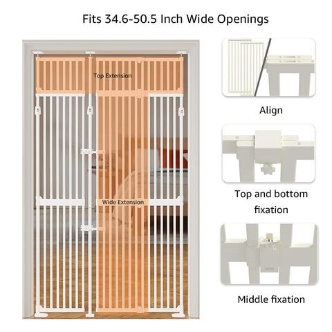 Unipaws Extra Tall Safety Cat Gate