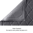 unipaws Cat Litter Trapping Mat, Litter Box Scatter Control Pad, Litter Free Floors and Urine Waterproof, Gentle on Paws, No Phthalate