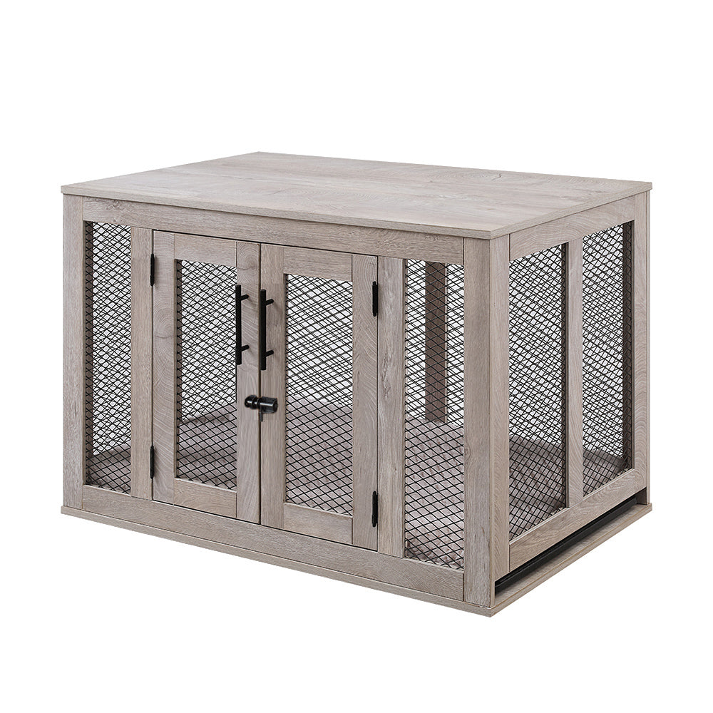 Large dog crate outlet table